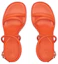 Lookbook (W) Fendi Baguette Pelle ''Sandalo Aperto Rettangolare Slip-On Arancione'' 8X8426NBAF0QG5