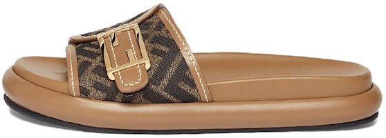 (Women) Fendi Baguette Sandal 'Brown Fashion Flats' 8X8404AJZFF1ICN (Women) Fendi Baguette Sandal 'Brown Fashion Flats' 8X8404AJZFF1ICN