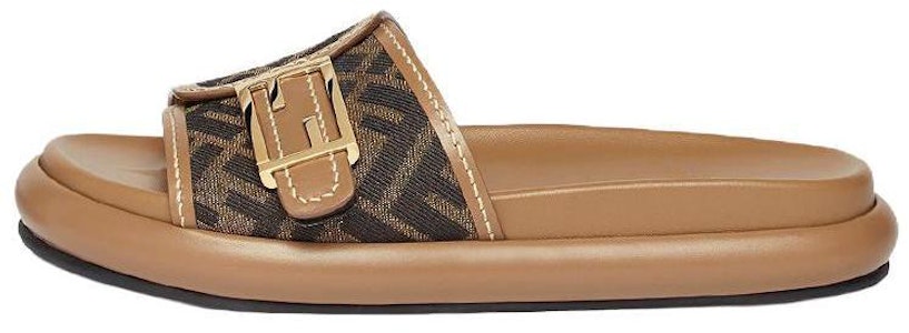 (W) Sandal Fendi Baguette 'Brown Fashion Flats' Casual Perempuan 8X8404AJZFF1ICN Buy (W) Sandal Fendi Baguette 'Brown Fashion Flats' Casual Perempuan 8X8404AJZFF1ICN