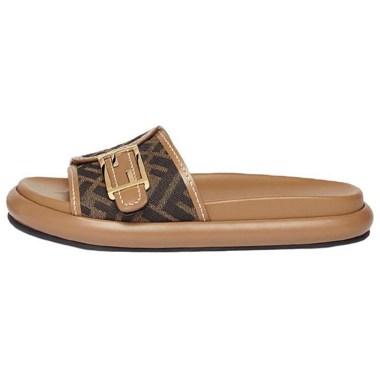(Women) Fendi Baguette Sandal 'Brown Fashion Flats' 8X8404AJZFF1ICN