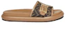Order (W) Fendi Baguette Sandalen ''Bruine Mode Flats'' 8X8404AJZFF1ICN