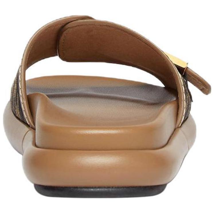 Purchase (W) Fendi Baguette Sandalen ''Bruine Mode Flats'' 8X8404AJZFF1ICN