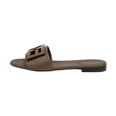 (W) Fendi Baguette Sandal 'Brown Leather'