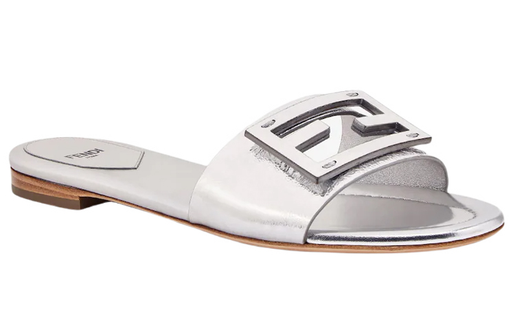 (W) Fendi Baguette Slide 'Silver Fashion' 圖 2