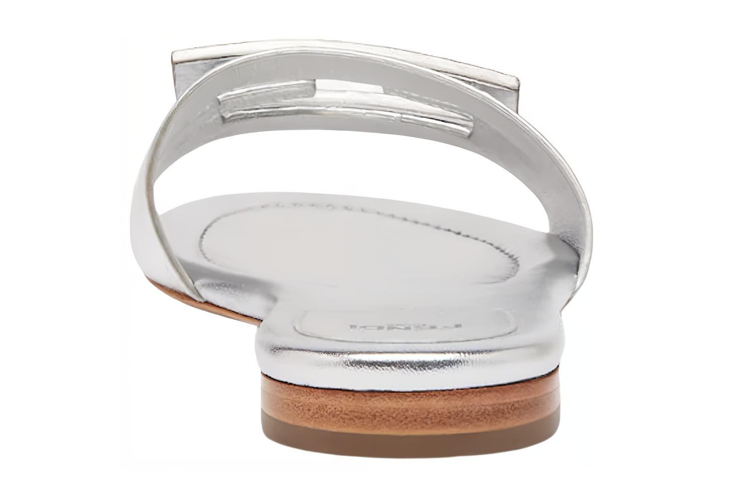 (W) Fendi Baguette Slide 'Silver Fashion' 圖 4