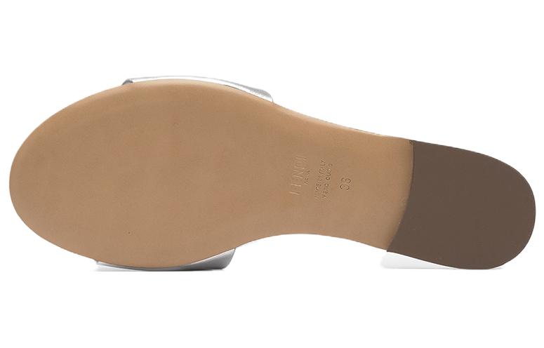 (W) Fendi Baguette Slide 'Silver Fashion' 圖 5