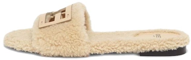 (Women) Fendi Baguette Slides 'Beige' 8R8136AOMKF11W3 (Women) Fendi Baguette Slides 'Beige' 8R8136AOMKF11W3