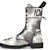 (Women) Fendi Biker-Style Ankle Boot 'Grey' 8T8114AF5IF1DVL