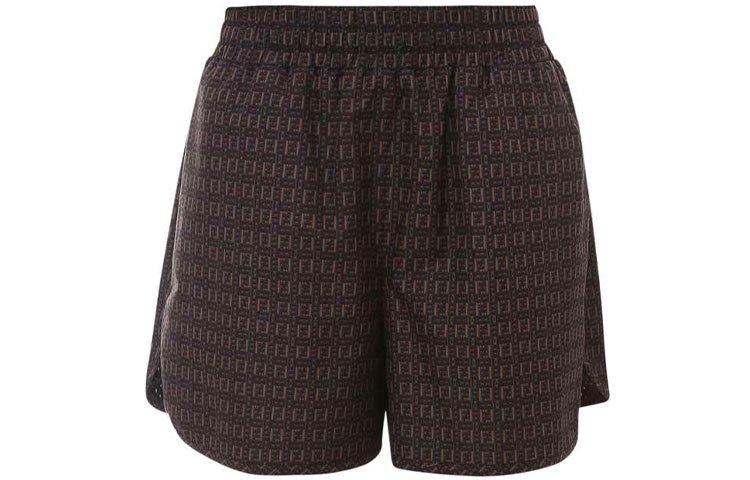 (Women) FENDI Brown FF Monogram Elastic Waist Casual Shorts. FAB230AERWF13D6 圖 2