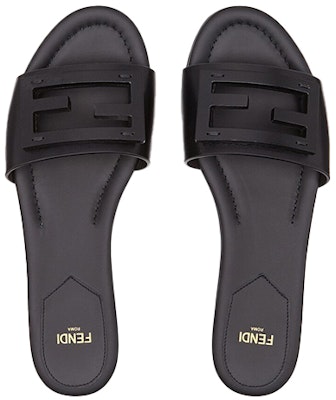 (W) Fendi por Marc Jacobs Baguette Sandalias de Cuero Negro 8R8136AE7TF0ABB Shop (W) Fendi por Marc Jacobs Baguette Sandalias de Cuero Negro 8R8136AE7TF0ABB