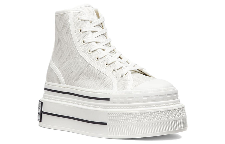 (W) Fendi by Marc Jacobs Domino High-Tops White Canvas 圖 3