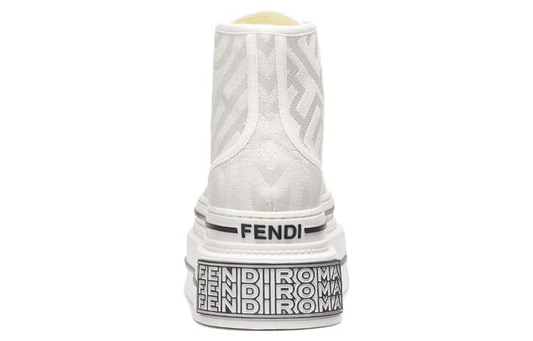 (W) Fendi by Marc Jacobs Domino High-Tops White Canvas 圖 5