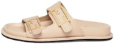 Buy (W) Sandal Fendi Kulit Anak Lembu Gesper Hiasan 'Beige' 8X8326NA7F1KCU