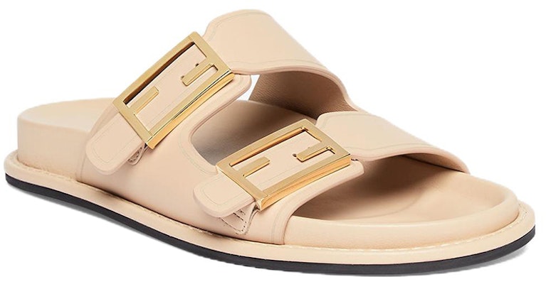 (Women) Fendi Calfskin Decorative Buckle Fashion Sandals 'Beige' 8X8326NA7F1KCU Order (Women) Fendi Calfskin Decorative Buckle Fashion Sandals 'Beige' 8X8326NA7F1KCU