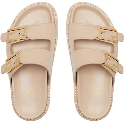 (Women) Fendi Calfskin Decorative Buckle Fashion Sandals 'Beige' 8X8326NA7F1KCU Lookbook (Women) Fendi Calfskin Decorative Buckle Fashion Sandals 'Beige' 8X8326NA7F1KCU