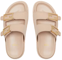 Lookbook (W) Fendi 牛皮装饰扣时尚凉鞋 '米色' 8X8326NA7F1KCU
