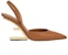 (W) Sandal Tumit Tinggi Kulit Lembu Fendi 'Coklat' 8J8367NA7F0QB7