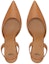 Shop (W) Sandal Tumit Tinggi Kulit Lembu Fendi 'Coklat' 8J8367NA7F0QB7