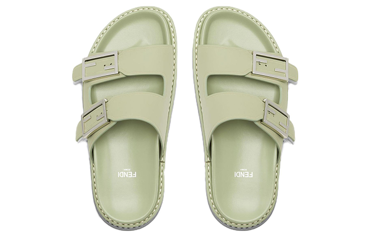 (W) Fendi Calfskin Sandal 'Decorative Buckle' 圖 4