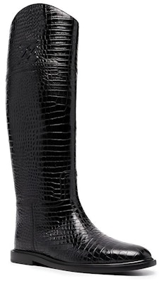(Women) Fendi Calligraph High-Top 'Crocodile Pattern Black Leather' 8W8173AGDWF0ABB Lookbook (Women) Fendi Calligraph High-Top 'Crocodile Pattern Black Leather' 8W8173AGDWF0ABB