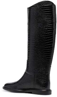 (Women) Fendi Calligraph High-Top 'Crocodile Pattern Black Leather' 8W8173AGDWF0ABB Shop (Women) Fendi Calligraph High-Top 'Crocodile Pattern Black Leather' 8W8173AGDWF0ABB