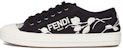 (W) Fendi Kanvas Rendah 'Sulaman Bunga Hitam' 8E8325AN7NF1KOF