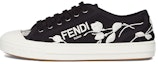 Buy (W) Fendi Kanvas Rendah 'Sulaman Bunga Hitam' 8E8325AN7NF1KOF