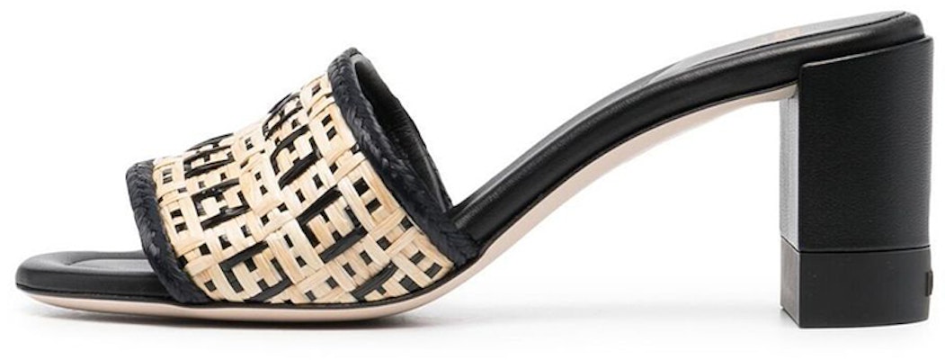 (Women) Fendi Casual Chunky Heel Slide 'Black Fashion' 8R8091AEH7F1D1U Buy (Women) Fendi Casual Chunky Heel Slide 'Black Fashion' 8R8091AEH7F1D1U