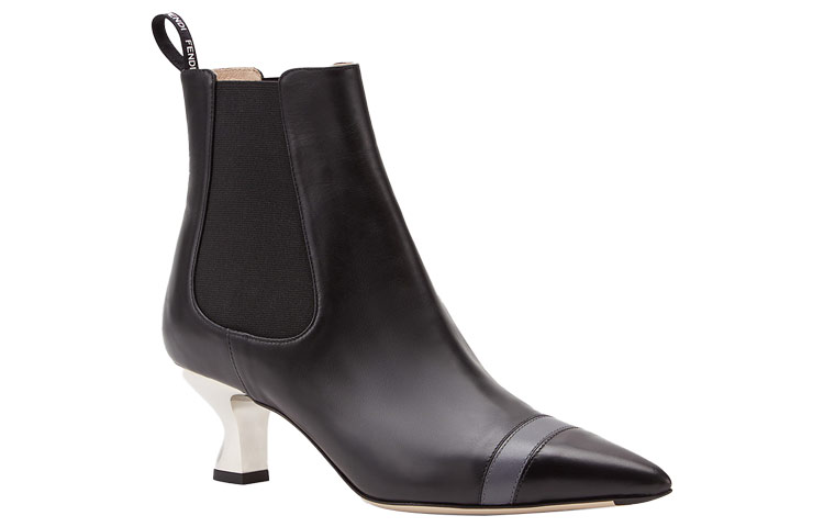 (W) Fendi Chelsea Boot 'Black Leather' 圖 2