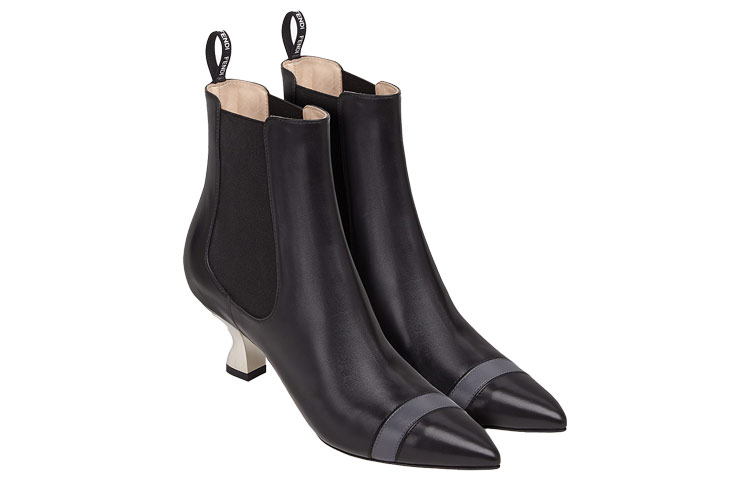 (W) Fendi Chelsea Boot 'Black Leather' 圖 4