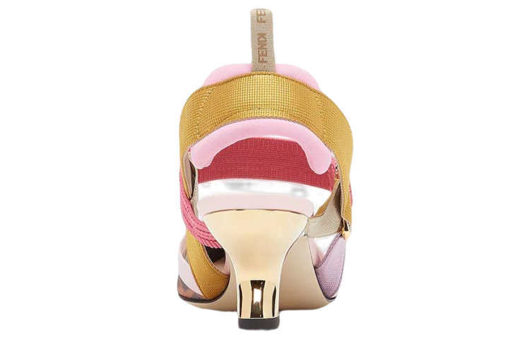 (W) Fendi Colibrì 'Brown Mesh Mid-Heel Mules' 圖 4