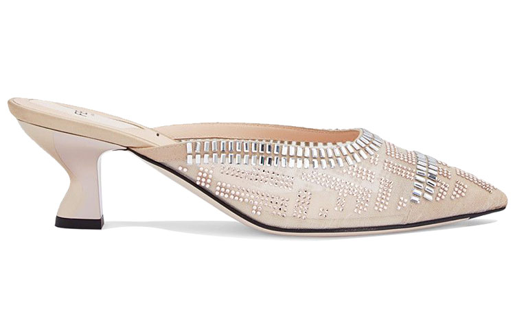 Order (W) Fendi Colibrì ''Mesh Nude High Heel Pantoletten'' 8R7039A8U8F18RJ