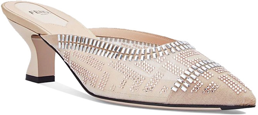 (W) Fendi Colibrì 'Mesh Nude Sepatu Hak Tinggi' 8R7039A8U8F18RJ Lookbook (W) Fendi Colibrì 'Mesh Nude Sepatu Hak Tinggi' 8R7039A8U8F18RJ