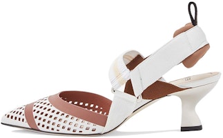 (Women) Fendi Colibrì 'White Slingback Heels' 8J7008A8U3F18R9 (Women) Fendi Colibrì 'White Slingback Heels' 8J7008A8U3F18R9