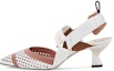 Buy (Women) Fendi Colibrì 'White Slingback Heels' 8J7008A8U3F18R9