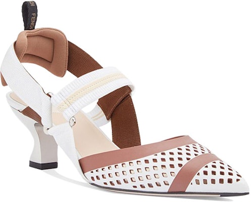 (Women) Fendi Colibrì 'White Slingback Heels' 8J7008A8U3F18R9 Lookbook (Women) Fendi Colibrì 'White Slingback Heels' 8J7008A8U3F18R9