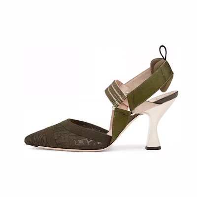 (W) Fendi Colibrì High Heels 'Green Open-Heel'