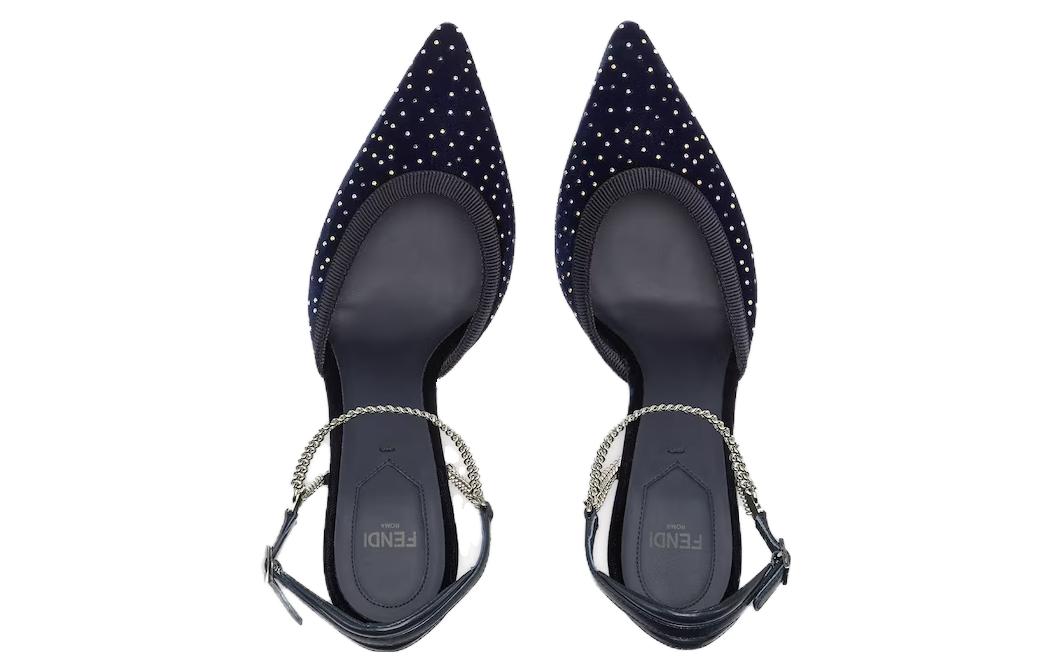 (W) Fendi Colibrì Lite 'CMFT Fashion Stiletto Heels Blue' 圖 4
