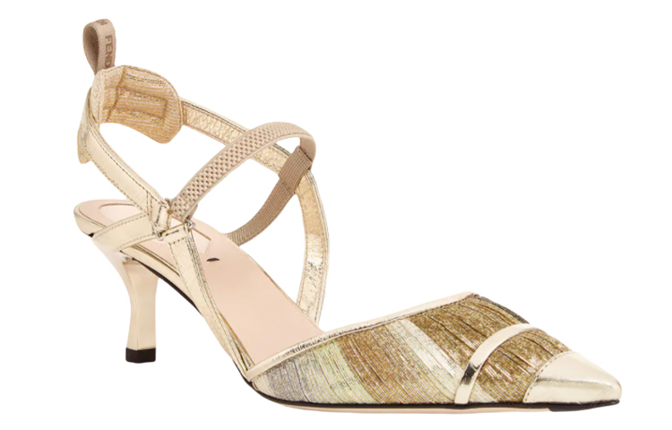 Order (W) Fendi Colibrì Lite ''Sandale Mode Talon Aiguille Boucle Dorée'' 8J8006AI1MF1H0T