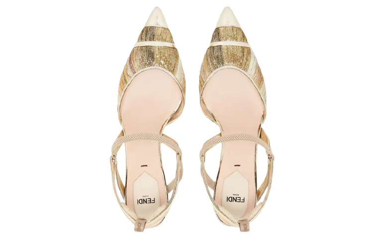 Lookbook (W) Fendi Colibrì Lite ''Sandale Mode Talon Aiguille Boucle Dorée'' 8J8006AI1MF1H0T