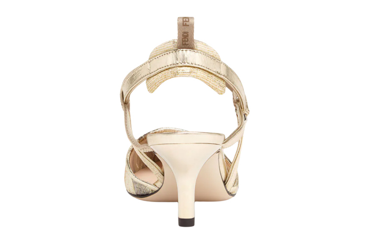 Shop (W) Fendi Colibrì Lite ''Sandale Mode Talon Aiguille Boucle Dorée'' 8J8006AI1MF1H0T