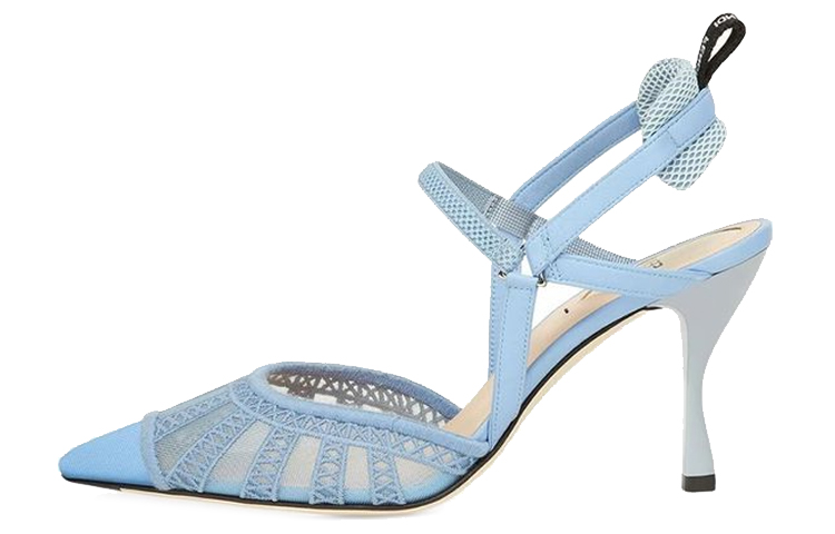 Buy (W) Fendi Colibrì Slingback Heels 'Jala Biru Muda' 8J8103AEH4F1D1S