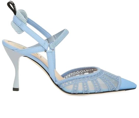 (Women) Fendi Colibrì Slingback Heels 'Light Blue Mesh' 8J8103AEH4F1D1S Order (Women) Fendi Colibrì Slingback Heels 'Light Blue Mesh' 8J8103AEH4F1D1S