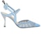 (Women) Fendi Colibrì Slingback Heels 'Light Blue Mesh' 8J8103AEH4F1D1S