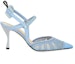 Order (Women) Fendi Colibrì Slingback Heels 'Light Blue Mesh' 8J8103AEH4F1D1S