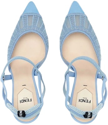 (W) Fendi Colibrì Tacones Slingback 'Malla Azul Claro' 8J8103AEH4F1D1S Lookbook (W) Fendi Colibrì Tacones Slingback 'Malla Azul Claro' 8J8103AEH4F1D1S