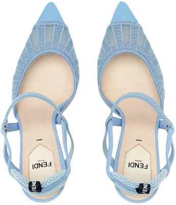 (W) Fendi Colibrì Slingback Heels 'Jala Biru Muda' 8J8103AEH4F1D1S Shop (W) Fendi Colibrì Slingback Heels 'Jala Biru Muda' 8J8103AEH4F1D1S