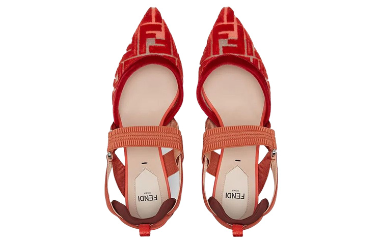 Shop (W) 펜디 콜리브리 슬링백 힐 '레드' 8J8195AGEGF1FZK