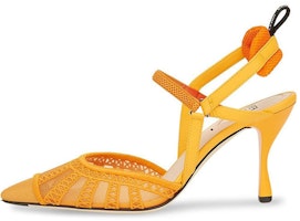 (Women) Fendi Colibrì Slingback Heels 'Yellow Mesh' 8J8103AEH4F1D1R (Women) Fendi Colibrì Slingback Heels 'Yellow Mesh' 8J8103AEH4F1D1R