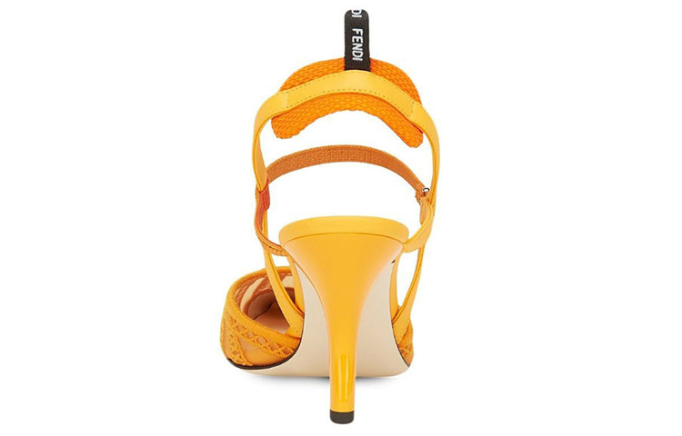Purchase (Women) Fendi Colibrì Slingback Heels 'Yellow Mesh' 8J8103AEH4F1D1R
